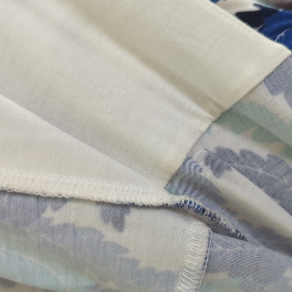 Boden Blue and White Patterned Dress - Picture 6 of 6